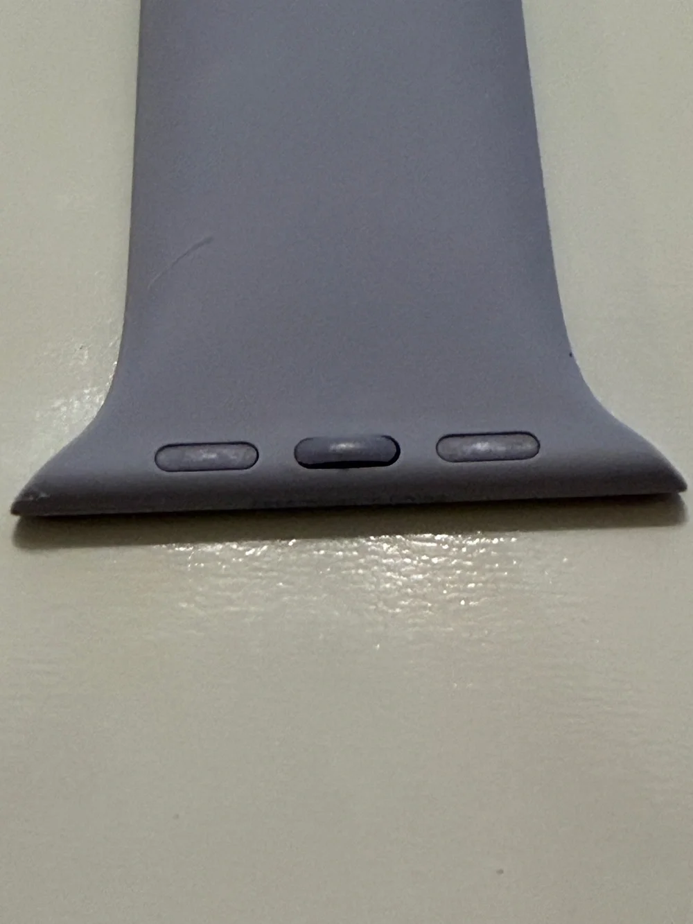 Apple Lilac Liquid Silicone Solo Loop Band for Apple Watch 45mm 46mm Size 8